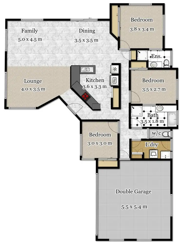 Floorplan of Homely house listing, 31 Saffron Street, Elanora QLD 4221