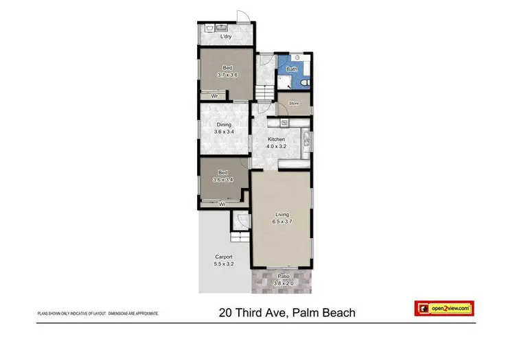 Floorplan of Homely house listing, 20 Third Avenue, Palm Beach QLD 4221