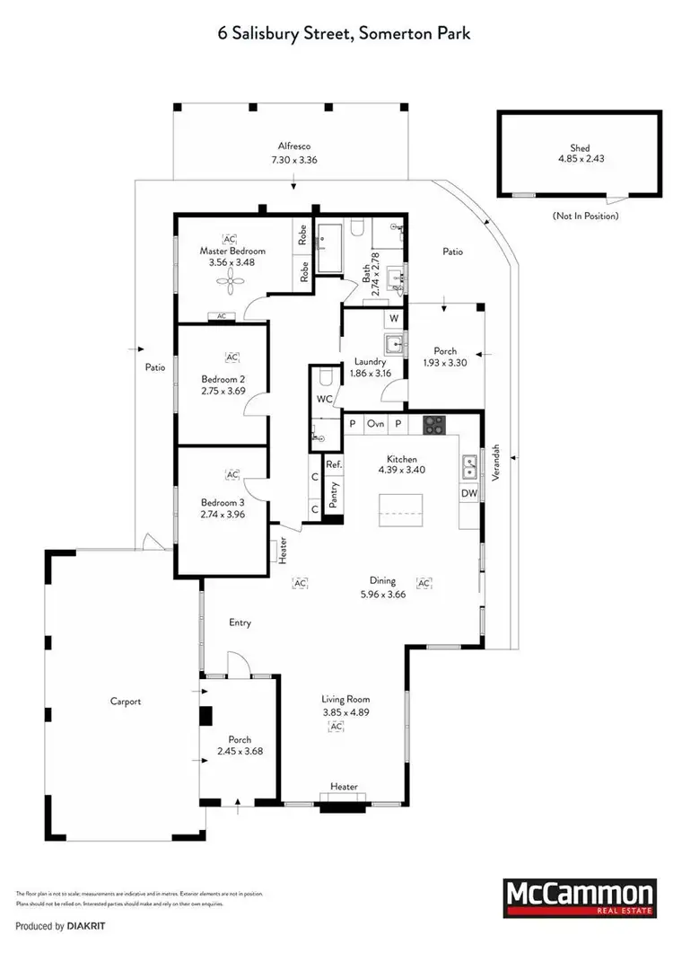Floorplan of Homely house listing, 6 Salisbury Street, Somerton Park SA 5044