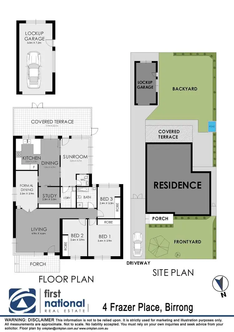 Floorplan of Homely house listing, 4 Frazer Place, Birrong NSW 2143