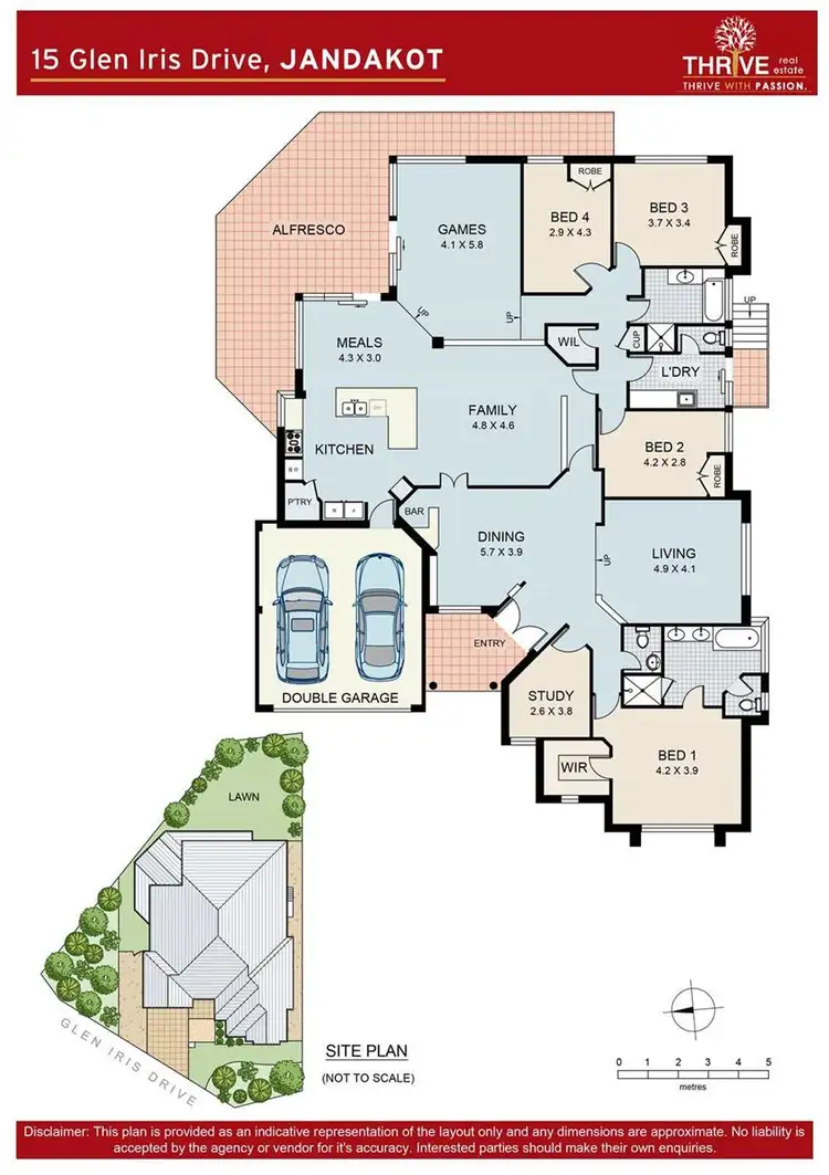 Floorplan of Homely house listing, 15 Glen Iris Drive, Jandakot WA 6164