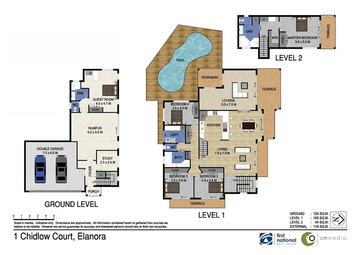 Floorplan of Homely house listing, 1 Chidlow Court, Elanora QLD 4221