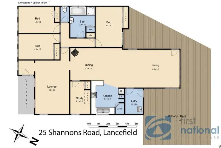 Floorplan of Homely house listing, 25 Shannon's Road, Lancefield VIC 3435