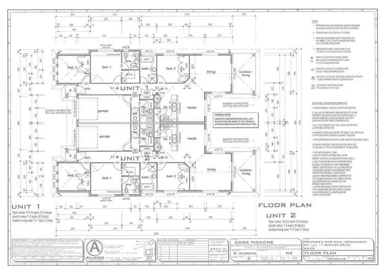 Floorplan of Homely block of units listing, Unit 1and Unit 2 33 Skewis Street, Chinchilla QLD 4413