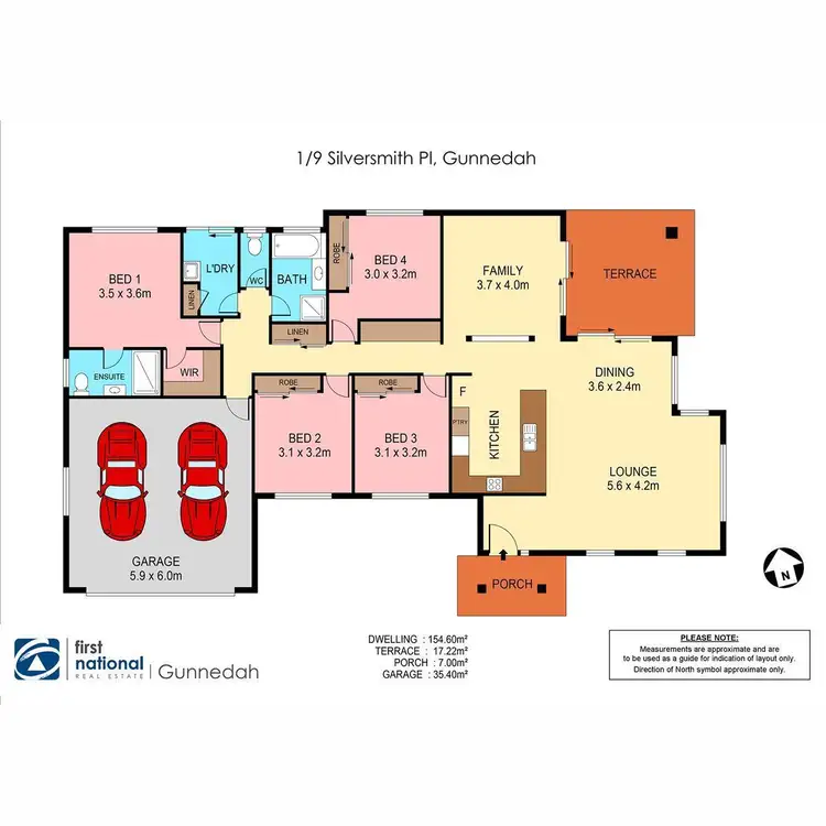 Floorplan of Homely house listing, 1/9 Silversmith Place, Gunnedah NSW 2380