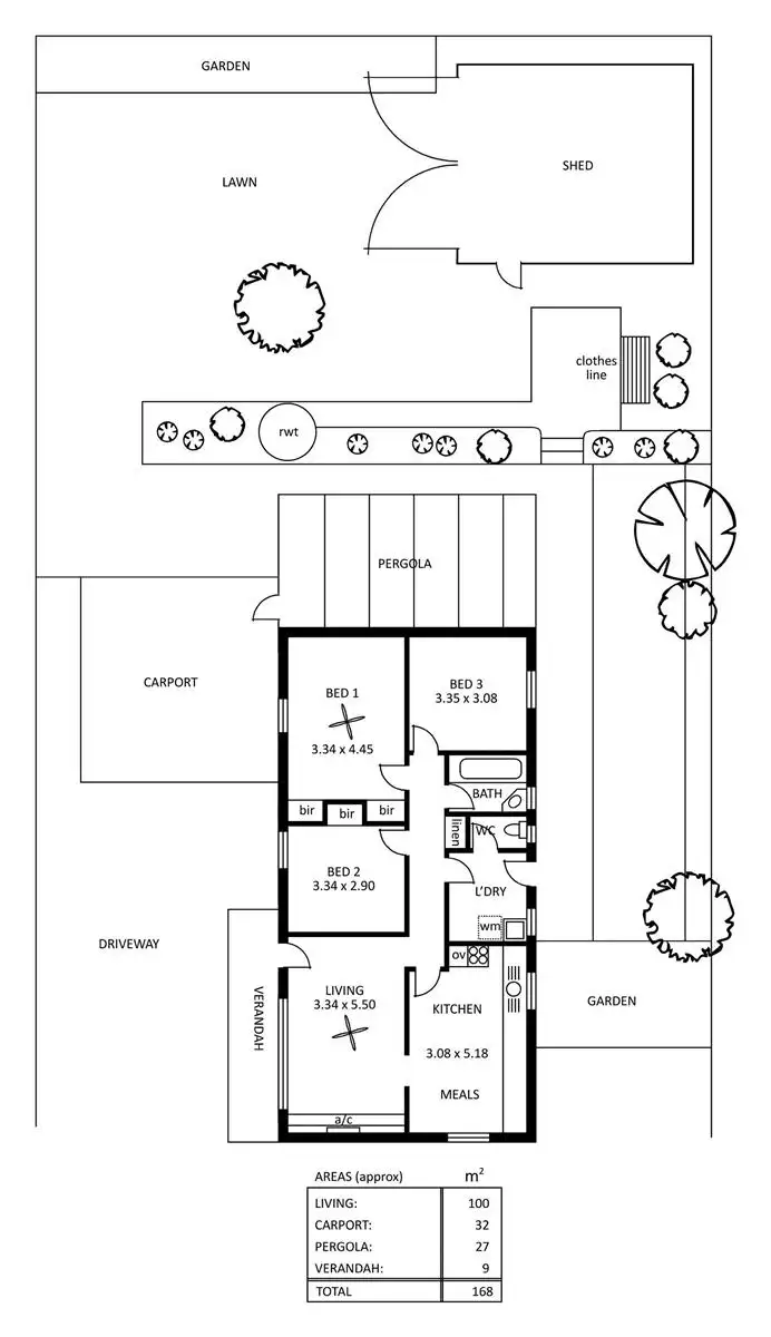 Floorplan of Homely house listing, 26 Truscott Road, Enfield SA 5085