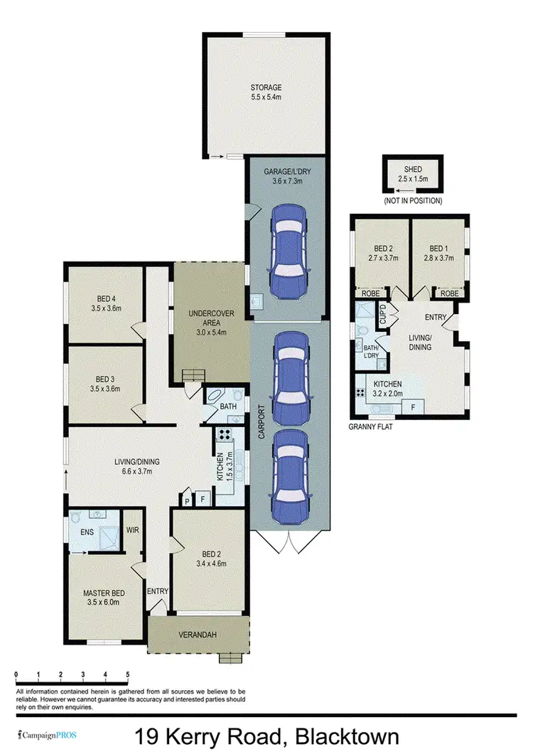 Floorplan of Homely house listing, 19 Kerry Road, Blacktown NSW 2148