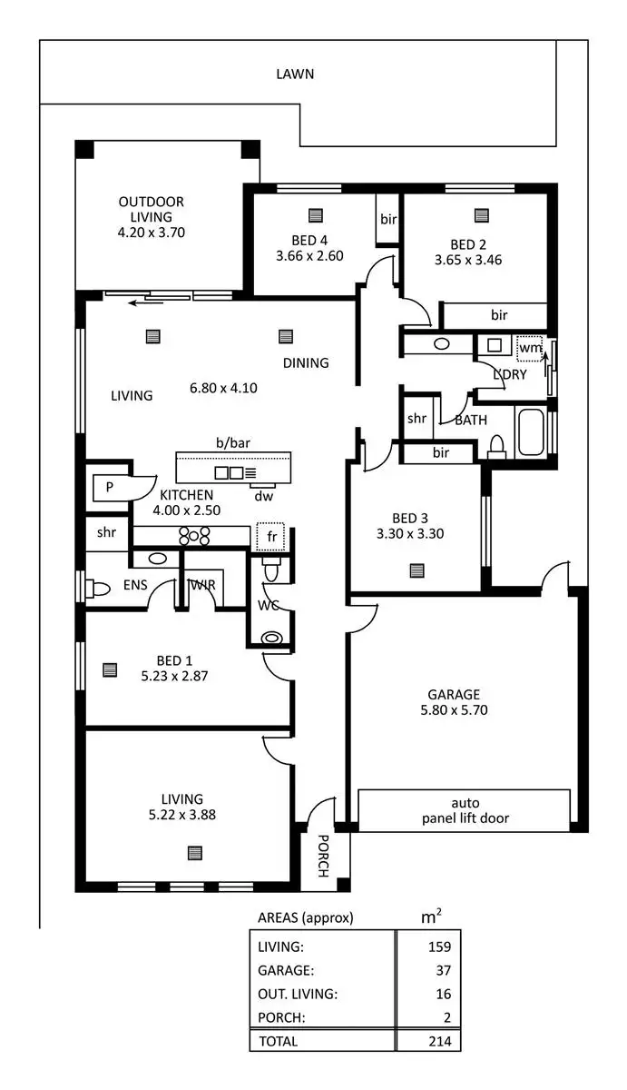 Floorplan of Homely house listing, 41 Sheffield Crescent, Blair Athol SA 5084