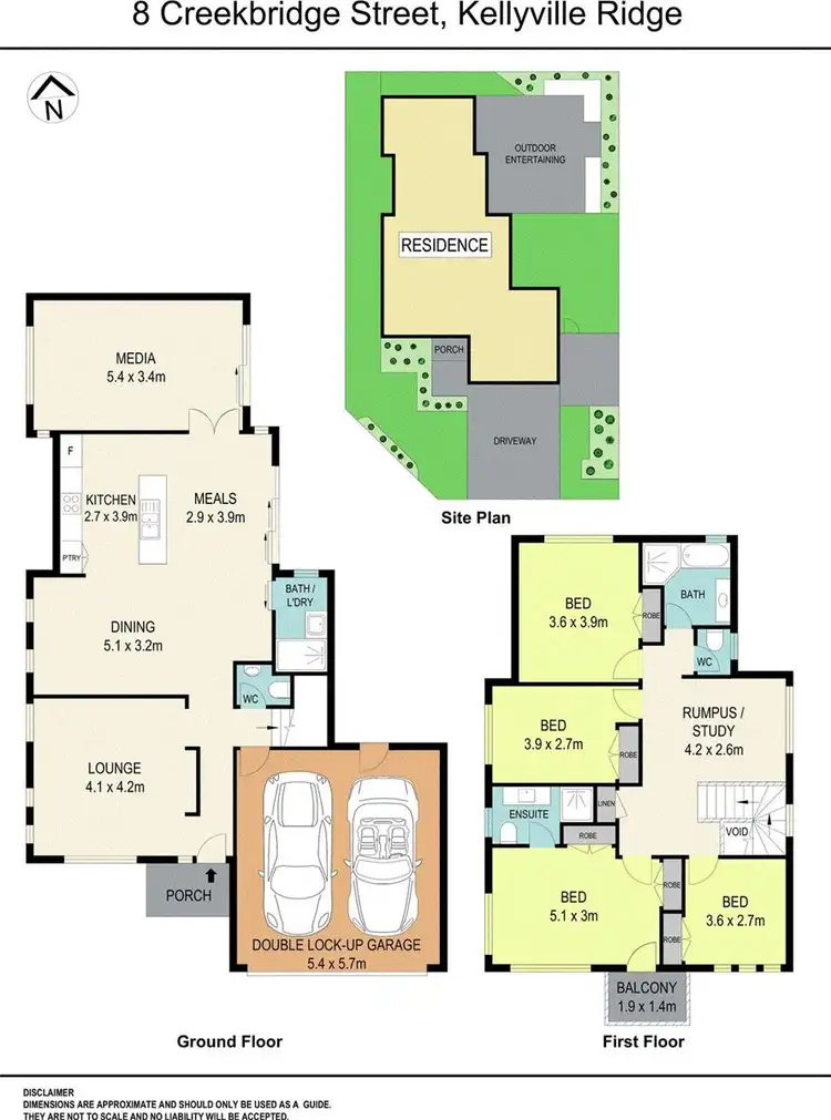 Floorplan of Homely house listing, 8 Creekbridge Street, Kellyville Ridge NSW 2155