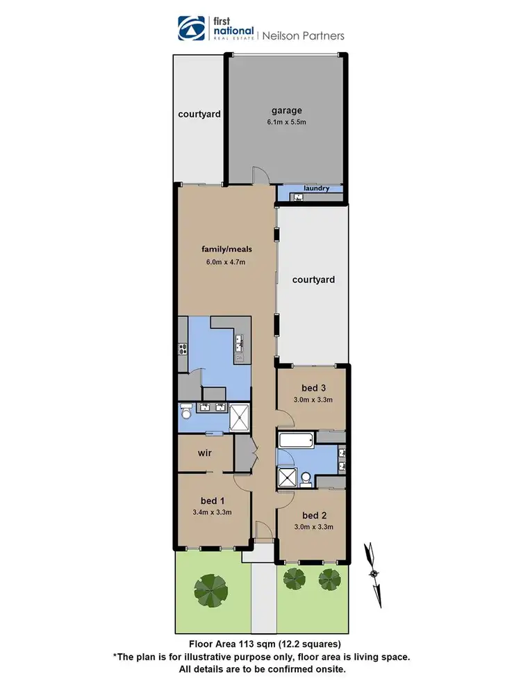 Floorplan of Homely house listing, 313 Rix Road, Officer VIC 3809