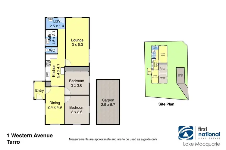 Floorplan of Homely house listing, 1 Western Avenue, Tarro NSW 2322