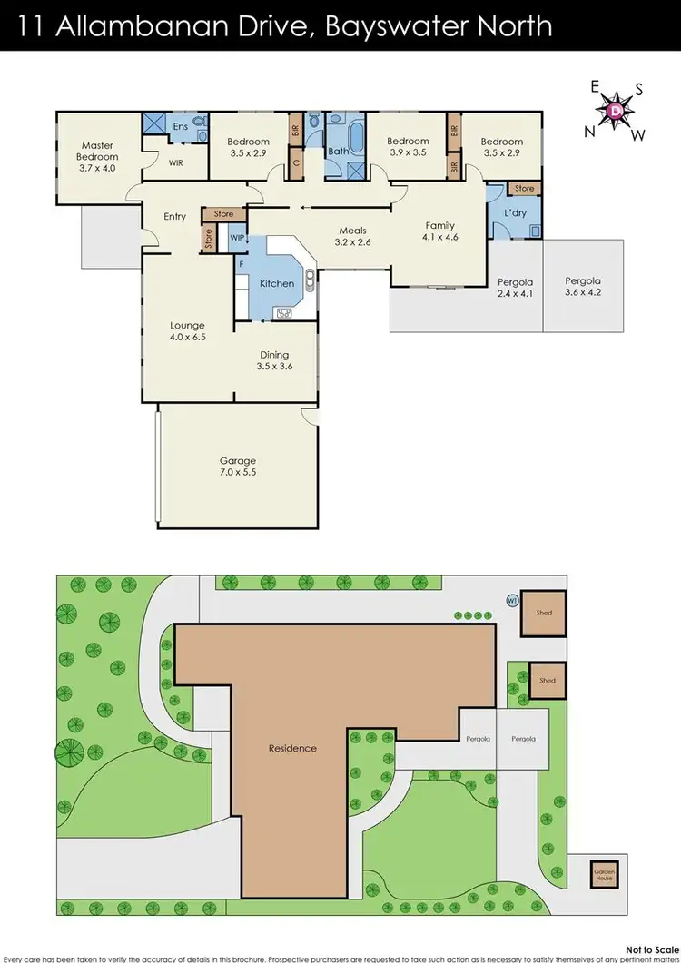 Floorplan of Homely house listing, 11 Allambanan Drive, Bayswater North VIC 3153