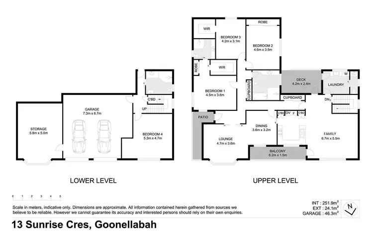 Floorplan of Homely house listing, 13 Sunrise Crescent, Goonellabah NSW 2480