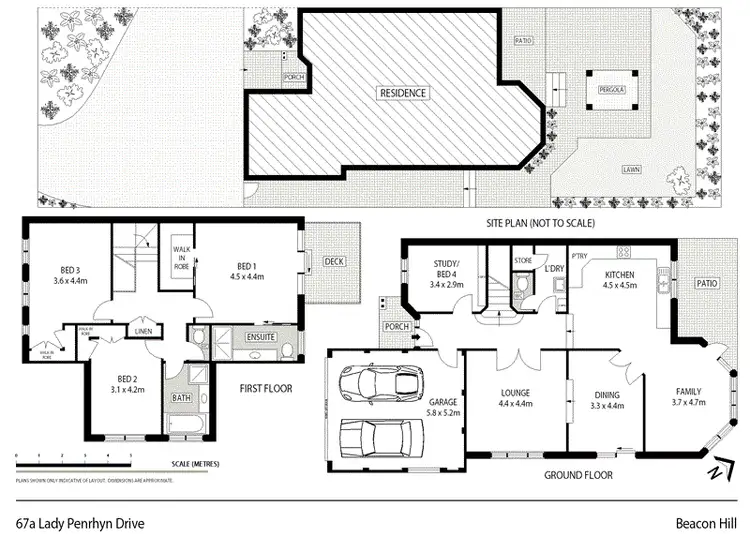 Floorplan of Homely house listing, 67a Lady Penrhyn Drive, Beacon Hill NSW 2100