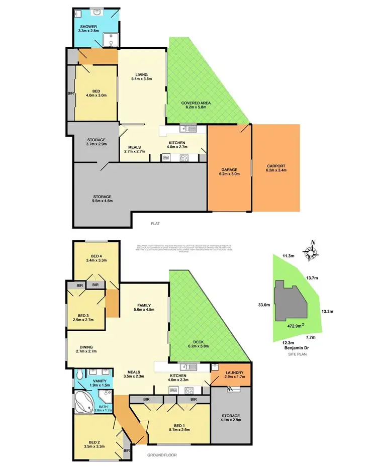 Floorplan of Homely house listing, 37 Benjamin Drive, Wallsend NSW 2287