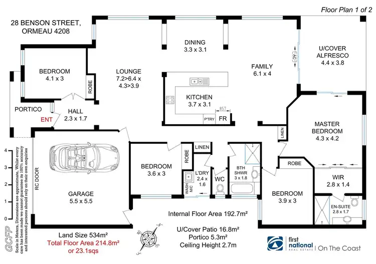 Floorplan of Homely house listing, 28 Benson Street, Ormeau QLD 4208