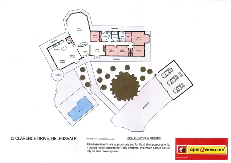 Floorplan of Homely house listing, 23 Clarence Drive, Helensvale QLD 4212