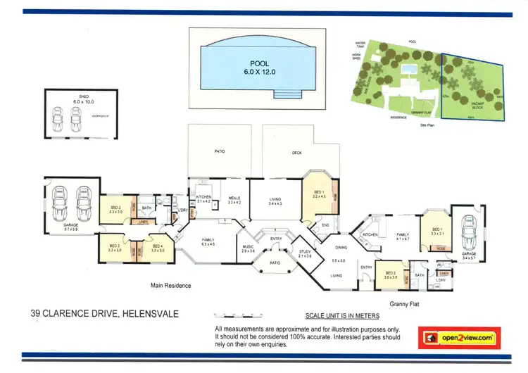 Floorplan of Homely house listing, 39 Clarence Drive, Helensvale QLD 4212