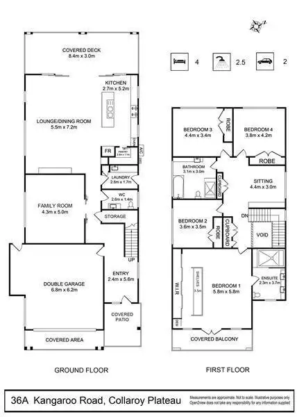 Floorplan of Homely house listing, 36A Kangaroo Road, Collaroy Plateau NSW 2097