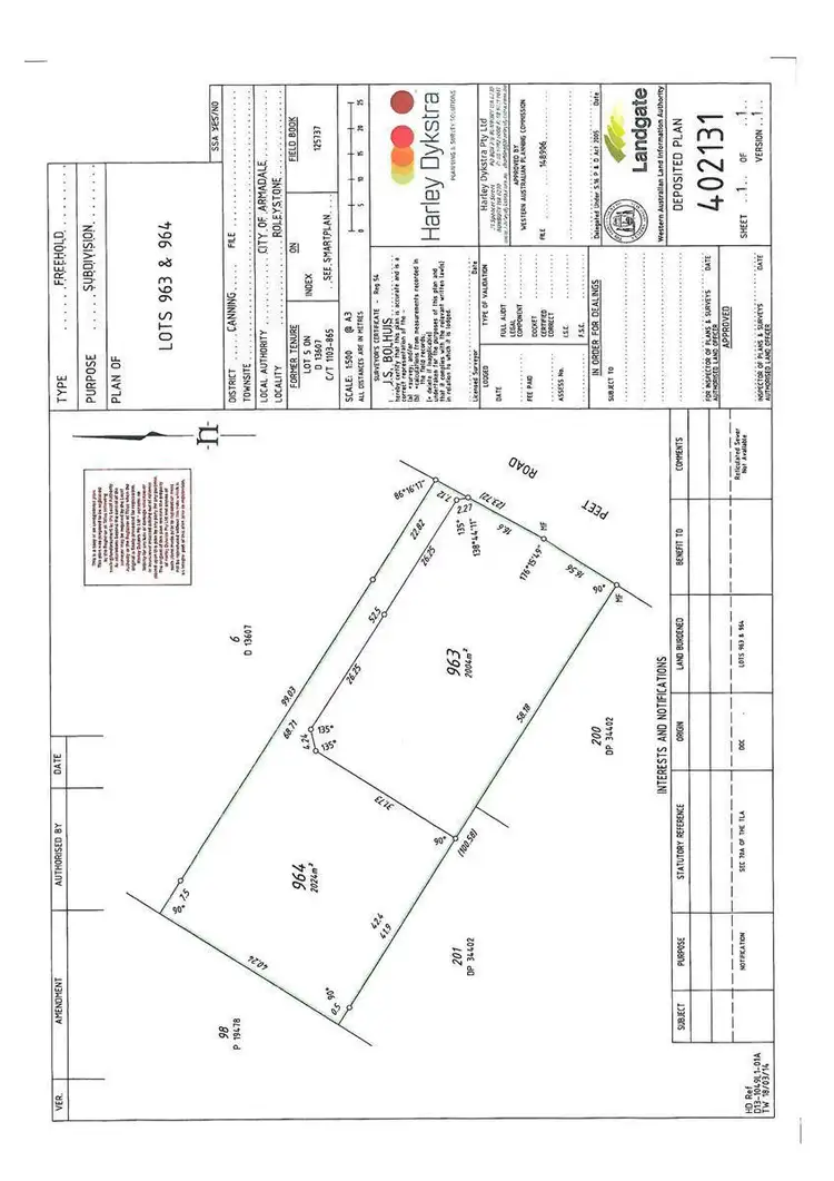 Floorplan of Homely land listing, 176 Peet Road, Roleystone WA 6111