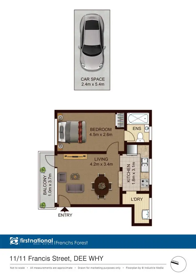 Floorplan of Homely apartment listing, 11/11 Francis Street, Dee Why NSW 2099