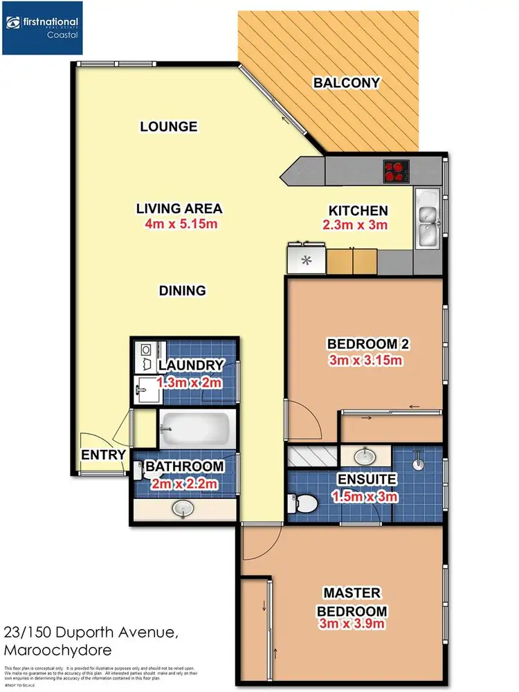Floorplan of Homely unit listing, 23/150 Duporth Avenue, Maroochydore QLD 4558
