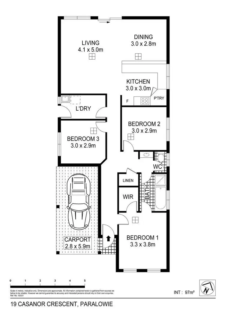 Floorplan of Homely house listing, 19 Casanor Crescent, Paralowie SA 5108