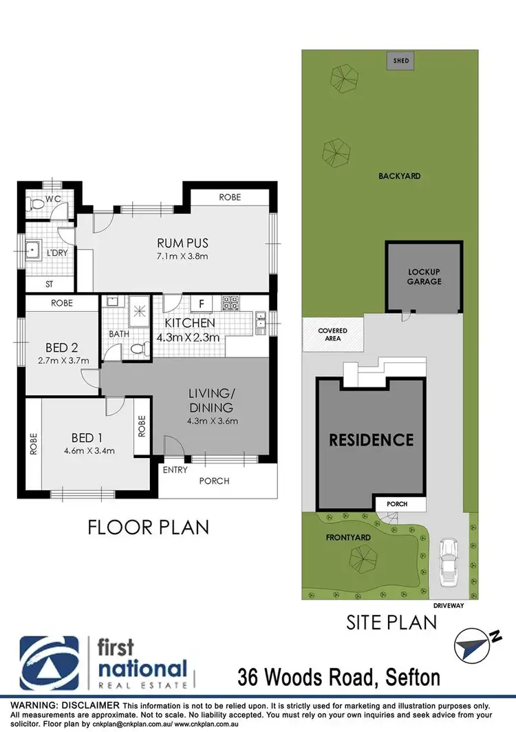 Floorplan of Homely house listing, 36 Woods Road, Sefton NSW 2162