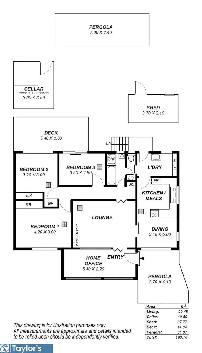 Floorplan of Homely house listing, 29 Allen Drive, Para Hills SA 5096