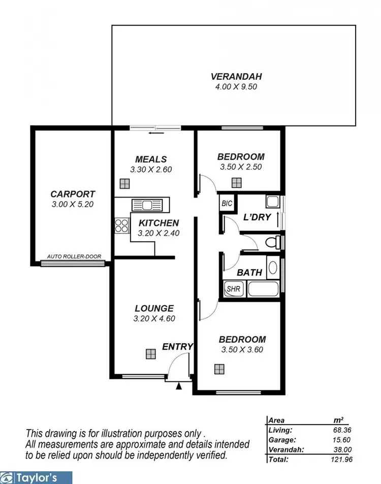 Floorplan of Homely unit listing, 3/5 Armadale Place, Salisbury East SA 5109