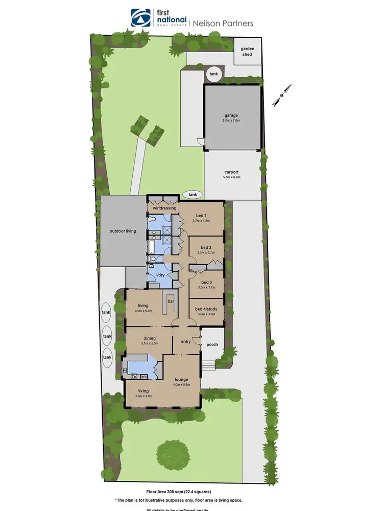 Floorplan of Homely house listing, 32 Outlook Drive, Berwick VIC 3806