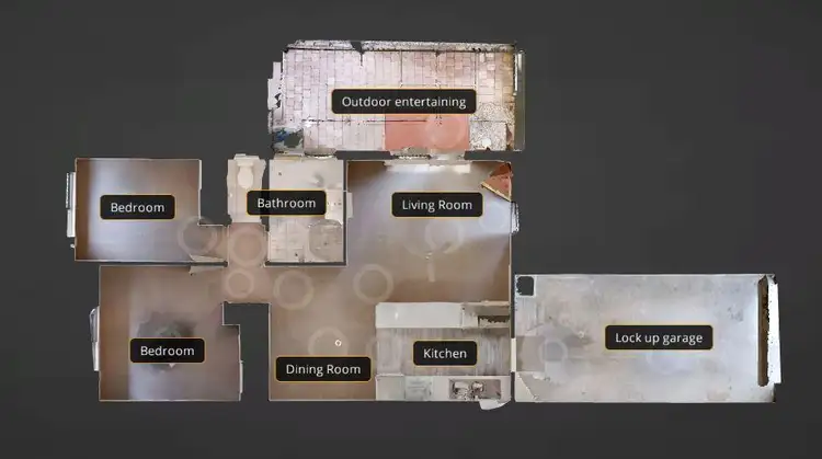 Floorplan of Homely townhouse listing, 1/8 Coleridge Court, Nerang QLD 4211