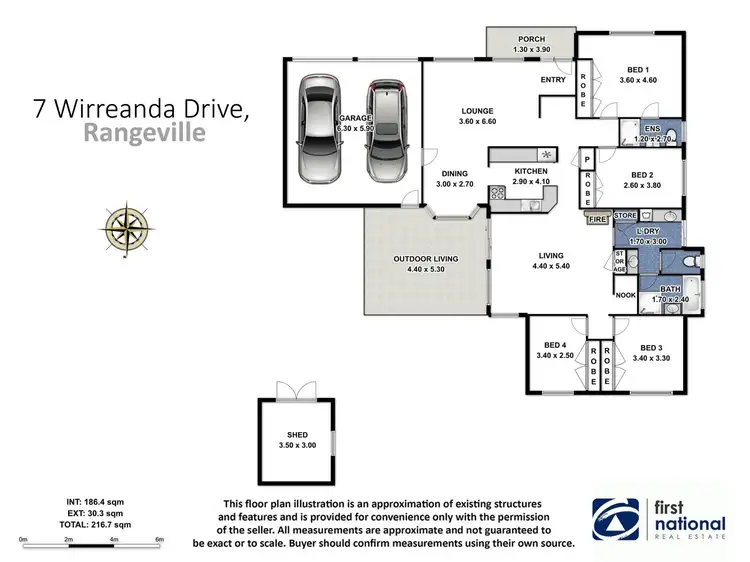Floorplan of Homely house listing, 7 Wirreanda Drive, Rangeville QLD 4350