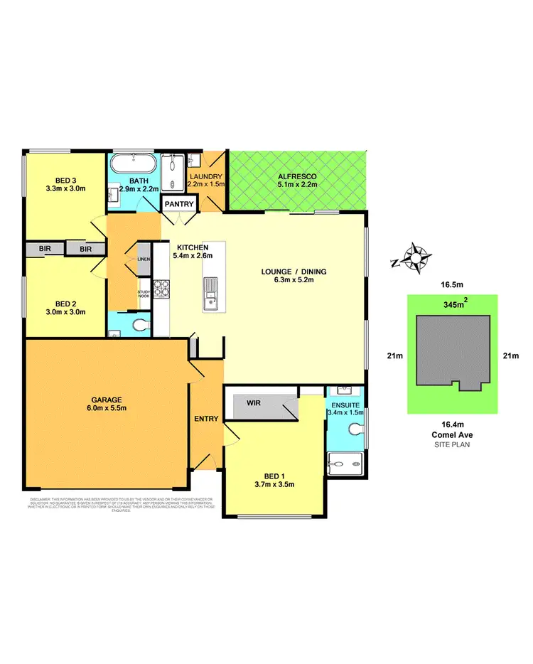 Floorplan of Homely house listing, 7 Comel Avenue, Cameron Park NSW 2285