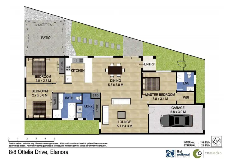 Floorplan of Homely apartment listing, 8/8 Ottelia Drive, Elanora QLD 4221