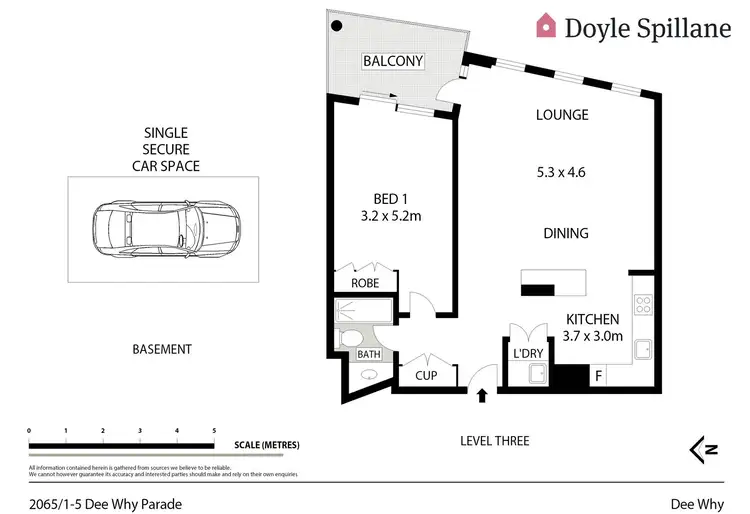 Floorplan of Homely unit listing, 2065/1-5 Dee Why Parade, Dee Why NSW 2099