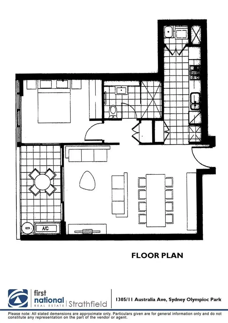 Floorplan of Homely apartment listing, 1305/11 Australia Avenue, Sydney Olympic Park NSW 2127