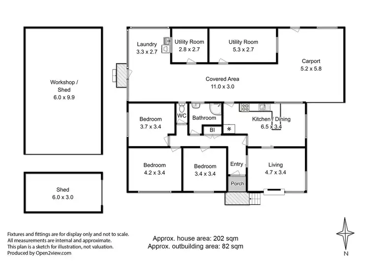 Floorplan of Homely house listing, 7175 Huon Highway, Dover TAS 7117