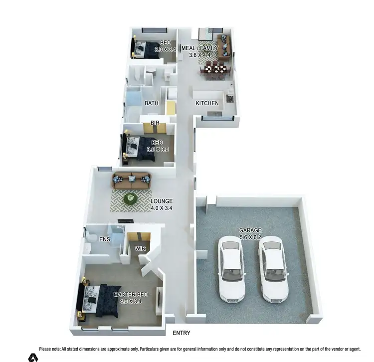 Floorplan of Homely house listing, 42 Wilkins Crescent, Burnside Heights VIC 3023