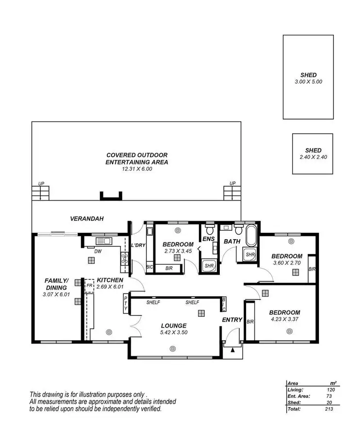 Floorplan of Homely house listing, 128 Perseverance Road, Vista SA 5091