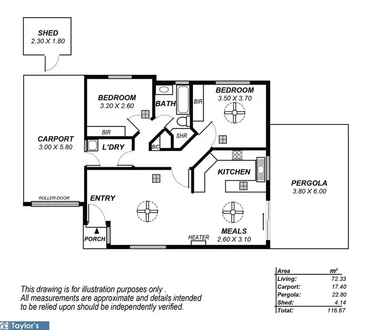Floorplan of Homely unit listing, 3/8 Ivy Way, Para Hills West SA 5096