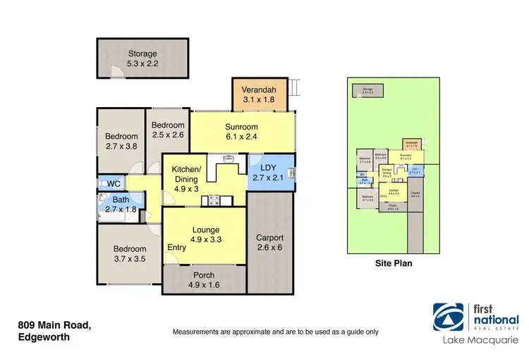 Floorplan of Homely house listing, 809 Main Road, Edgeworth NSW 2285