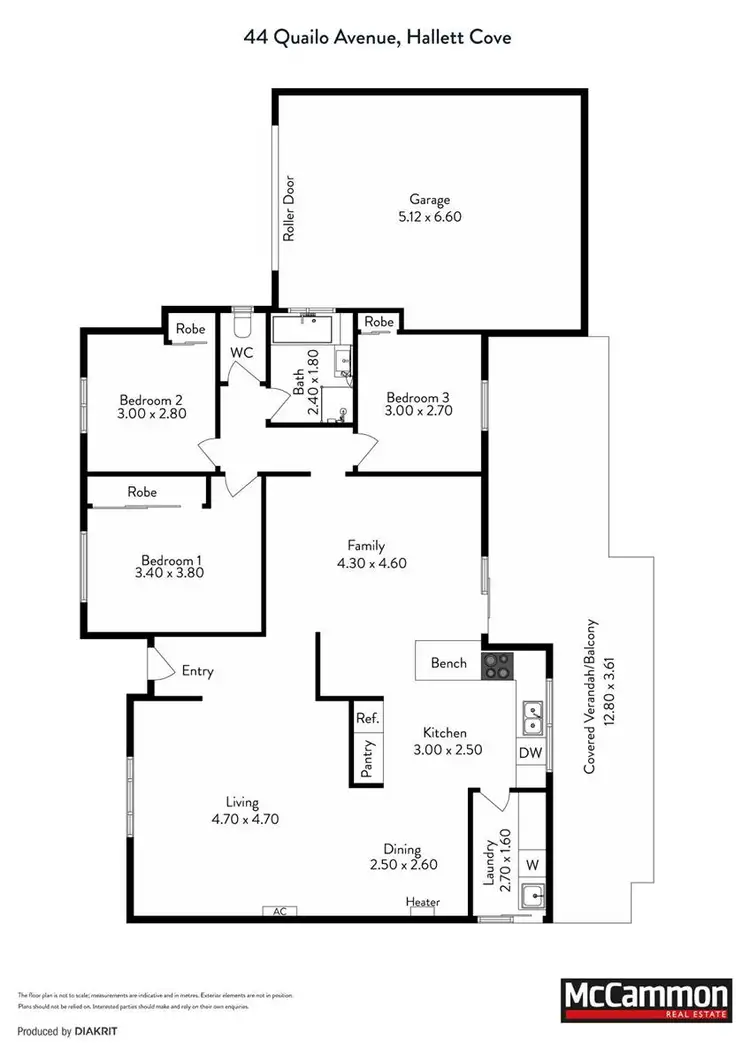 Floorplan of Homely house listing, 44 Quailo Avenue, Hallett Cove SA 5158