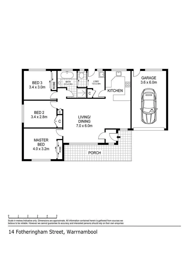 Floorplan of Homely house listing, 14 Fotheringham Street, Warrnambool VIC 3280