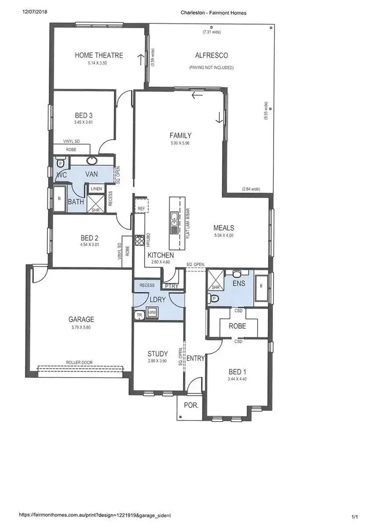 Floorplan of Homely house listing, 2 Saturn Court, Woodcroft SA 5162