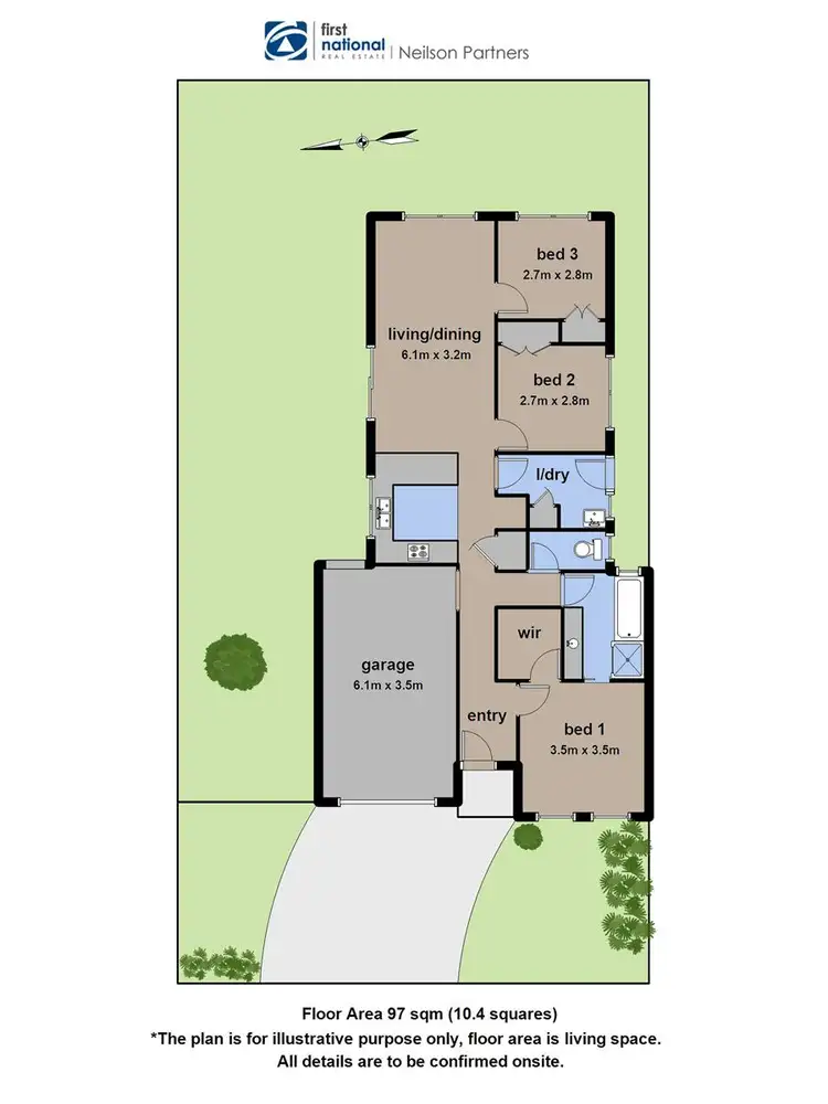Floorplan of Homely house listing, 2 Mirabelle Street, Pakenham VIC 3810
