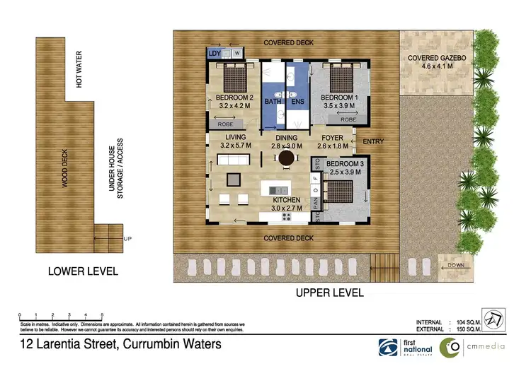 Floorplan of Homely house listing, 12 Larentia Street, Currumbin Waters QLD 4223