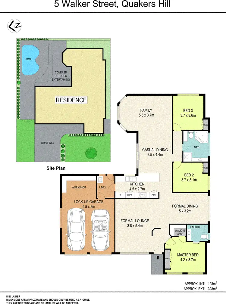 Floorplan of Homely house listing, 5 Walker Street, Quakers Hill NSW 2763