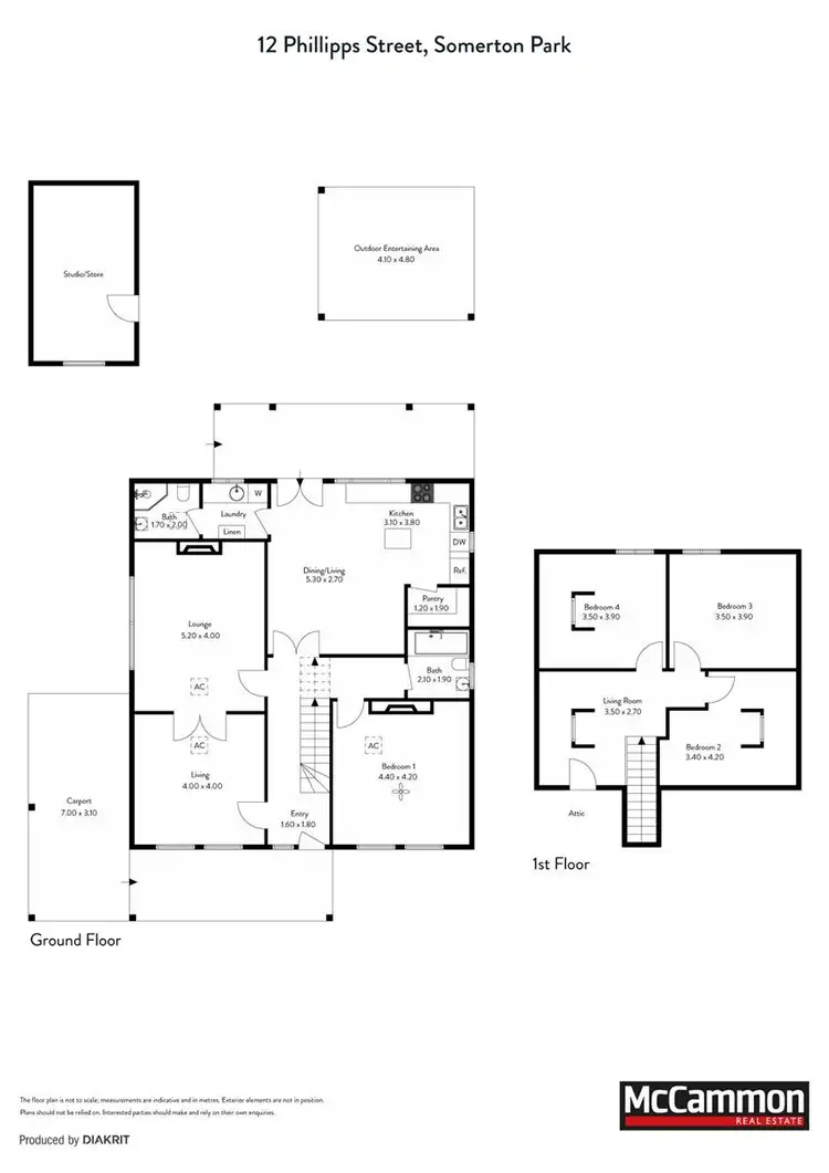 Floorplan of Homely house listing, 12 Phillipps Street, Somerton Park SA 5044