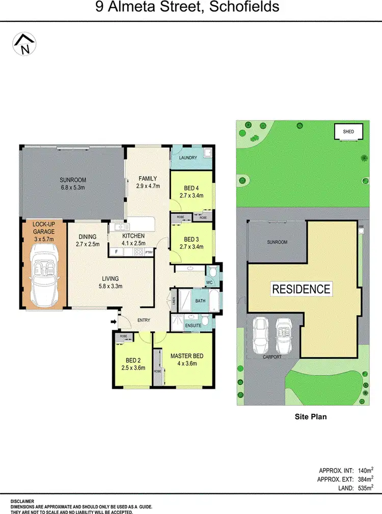 Floorplan of Homely house listing, 9 Almeta Street, Schofields NSW 2762